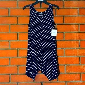 Ellen Tracy - M, VNeck Striped dress NWT!